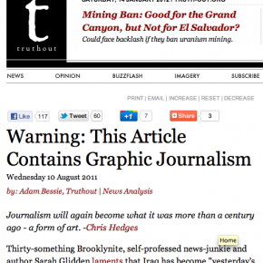 Truthout on Graphic Journalism